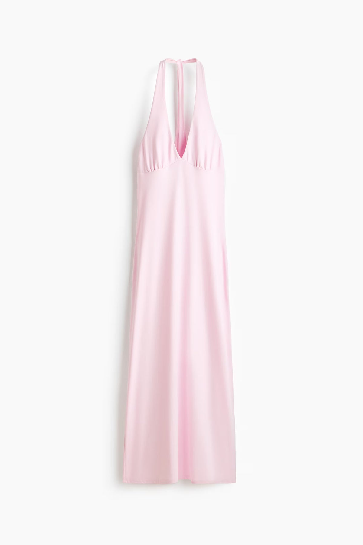 Maxi halterneck dress