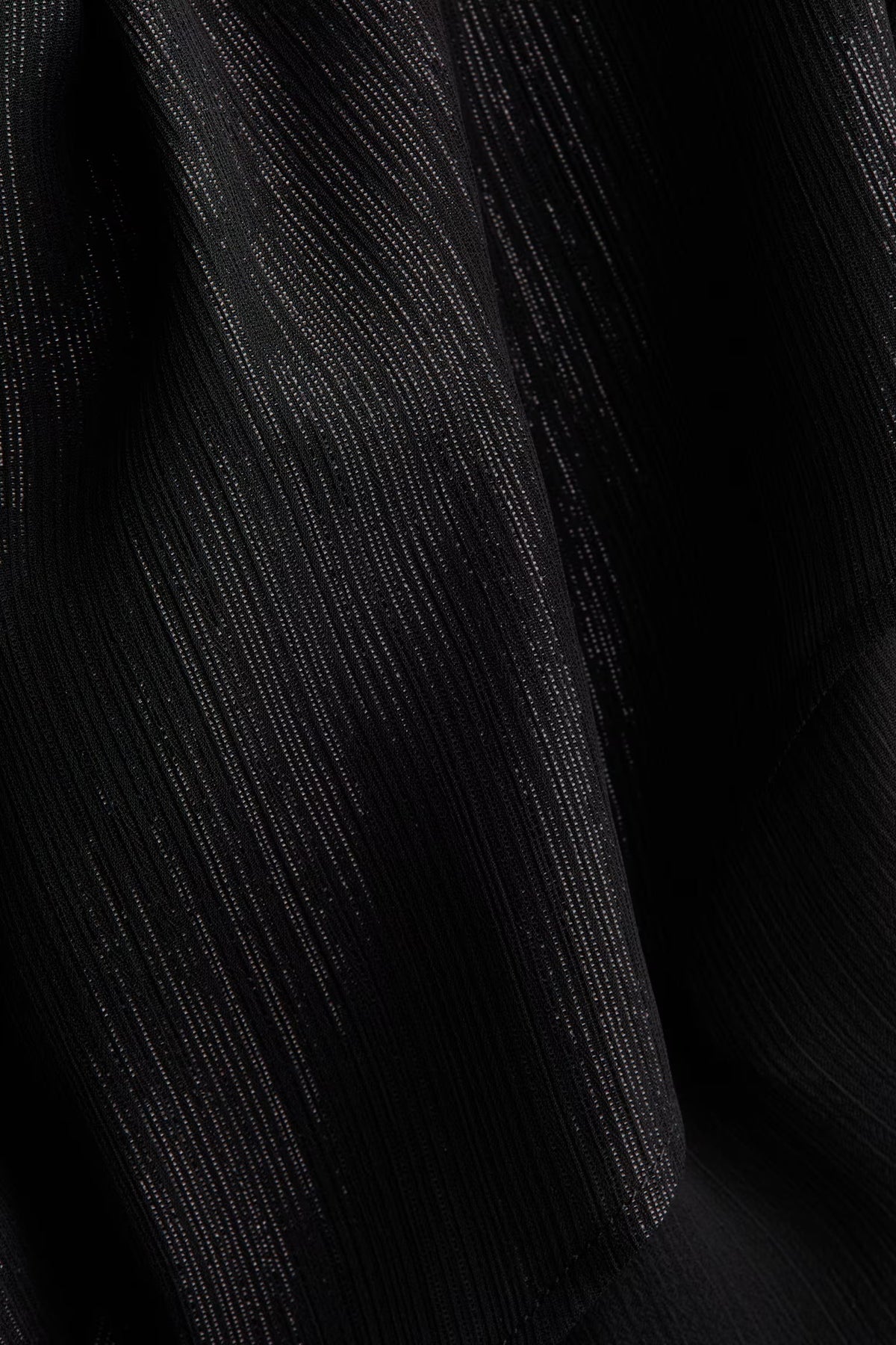 Asymmetric turtleneck cape